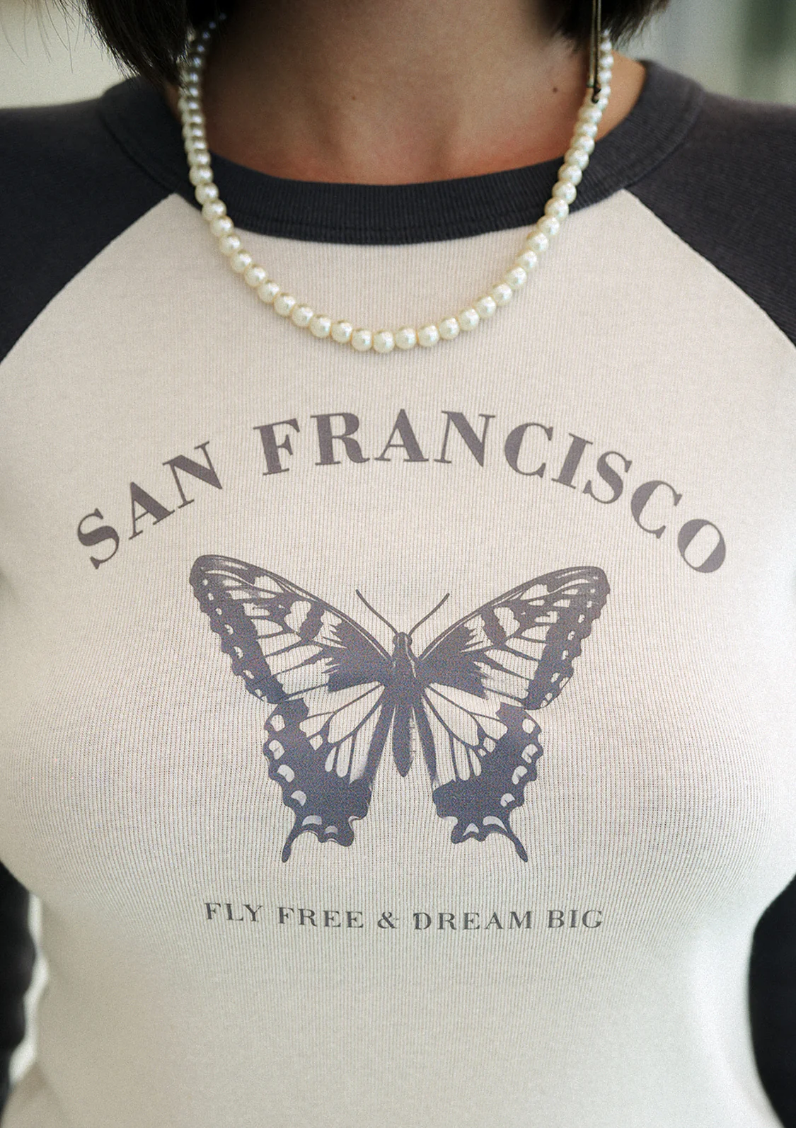 San Francisco Ribbed Women’s Cropped Top - Image 3