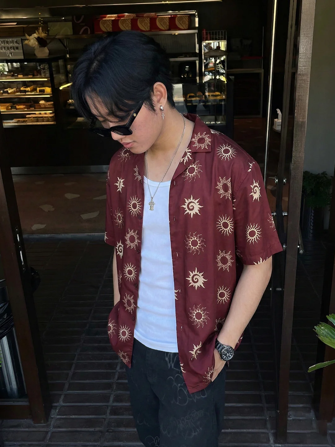 Sundown Vibes Resort Collar Shirt - Image 3