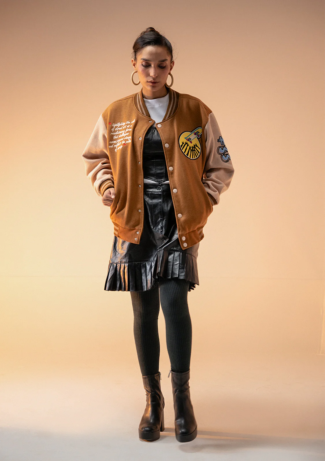 Unisex Art Revolt Varsity Jacket - Image 6