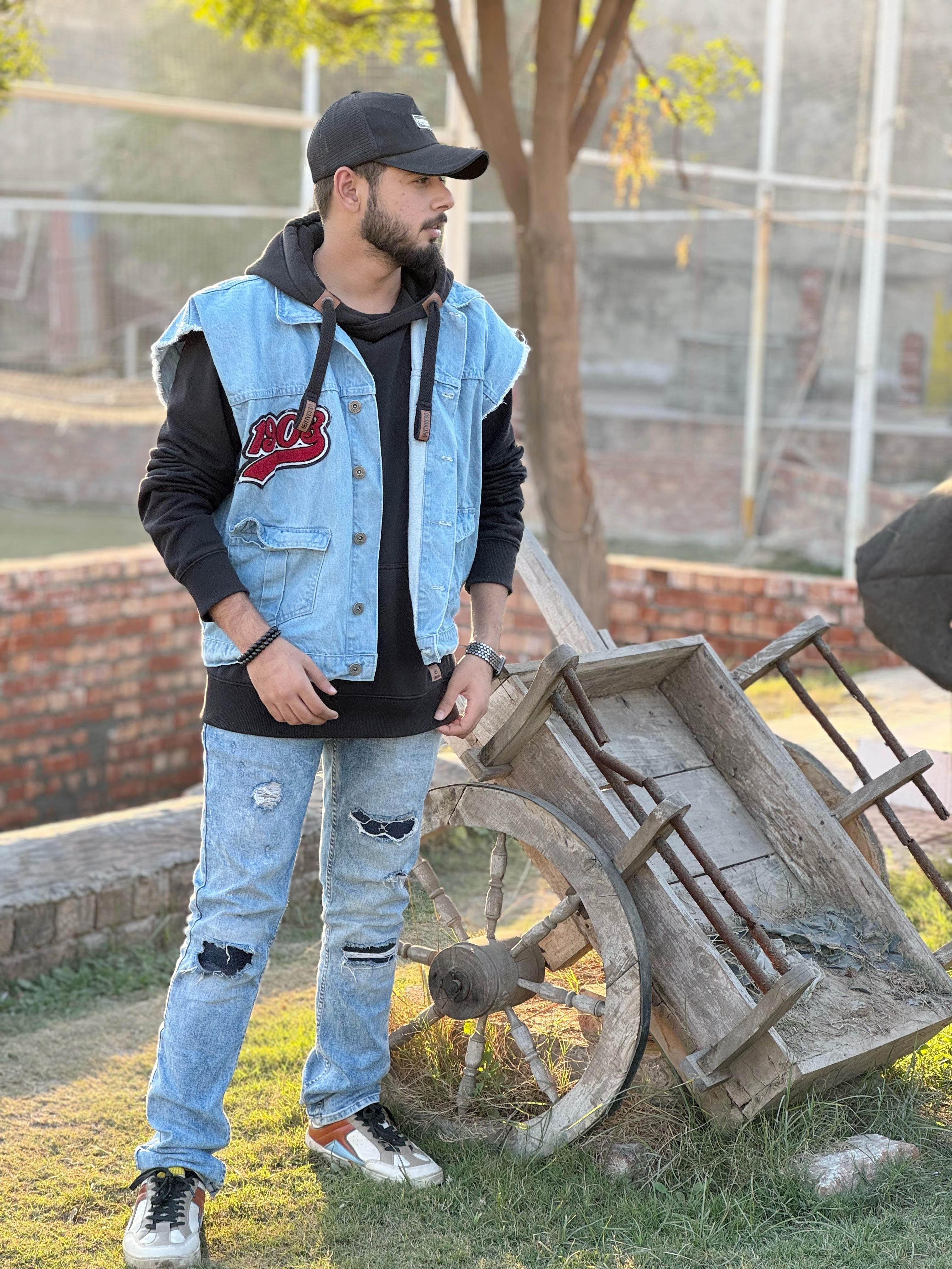 Limited Edition Light Blue Denim Vest Unisex | El Denim Vol. 1: Highway | Weave Wardrobe - Image 13