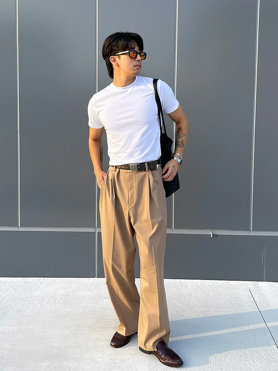 Unisex Classic White Basic Tee – Weave Basics - Image 3